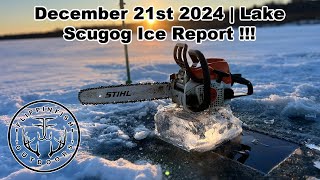 Dec 21st 2024 | Lake Scugog Ice Report!