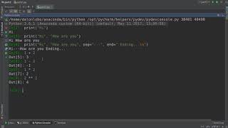 Python Session | Tutorial (Beginner) Part 2 : Print, Arithmetic Operations, Input and Variables