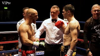 Evaldas Korsakas v CJ Wood ai Hull's City Hall on March 20th 2022