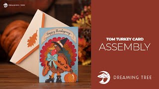 Us Svg File Turkey Place Card Assembly Tutorial For Cricut Silhouette