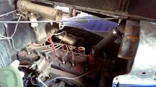 Starting a 1937 flathead 6 cylinder  Pontiac engine