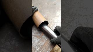 technique of connecting large pipes to small pipes #weldinglover #weldingtipsandtricks #welding