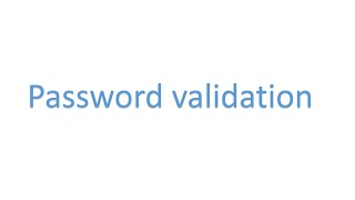 Password validation program in python - Tamil