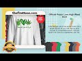 official peace love high weed shirt