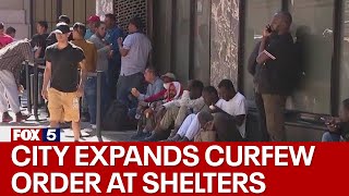 NYC migrant crisis: City expands curfew order at shelters