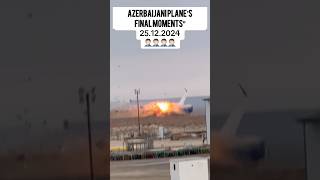 “Struggling to Fly: Azerbaijani Plane’s Final Moments” #PlaneCrash  #Azerbaijan #Kazakhstan