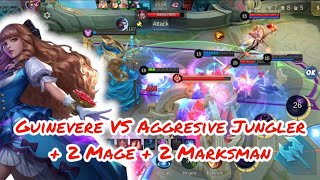 Guinevere Vs Monster Late Game, Hard Game MLBB #mobilelegends #guinevere