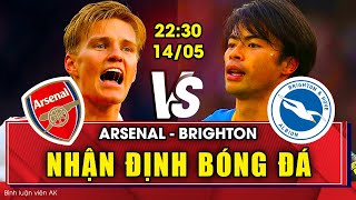 Soi kèo Arsenal vs Brighton 22h30 ngày 14/05/2023 - Vòng 36 Ngoại Hạng Anh
