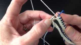 How to Knit Corrugated Ribbing in the Round