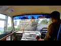 experienced dhimbam ghat bus driver patiently wait for struggling truck driver hills driving