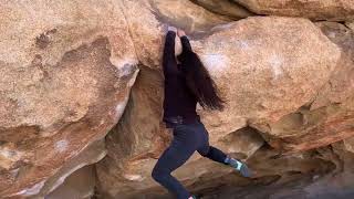 Perpetual Darkness V10 Joshua Tree Bouldering