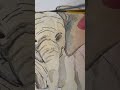 baby elephant 🐘 drawing watercolorpainting watercolor art painting sketchbook paintingstyles