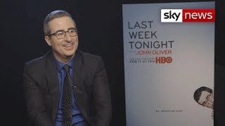 John Oliver talks Last Week Tonight and Sky News Raw