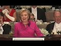 Highlights: Hillary Clinton at Al Smith charity dinner