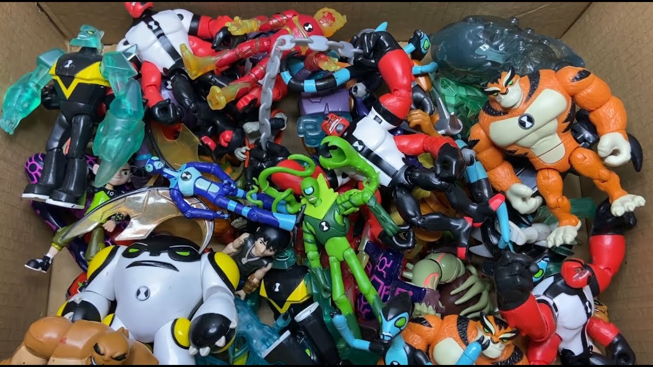 Grande Unboxing De Bonecos Do Ben 10 Reboot Youtube