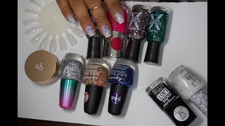 Drugstore Glitter Topper Nail Polish Haul