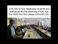 glimpses of media coverage of cau regional agri fair 2023 24.