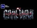 After Effects Tutorial: Make Amazing Particles Text & Logo Animation | No Plugin [Free download]