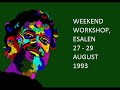 weekend workshop esalen 27 29 august 1993 ~ terence mckenna