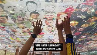 Ukrainian Football Fans Honour Fallen War Heroes With Spectacular Banner