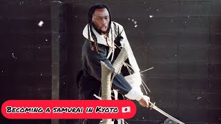 becoming a samurai in Kyoto / Kyoto Samurai Experience