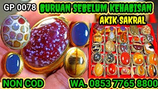 🛑GP 0078...‼️PERBURUAN BATU AKIK SAKRAL AKIK LANGKA AKIK MOTIF AKIK UNIK ANTIK BATU ASLI BATURAJA🛑