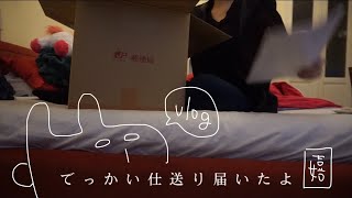 叔母とおばあちゃんから仕送りがまた仕送り来たのでまた開封動画またまた感謝vlog