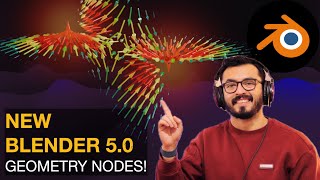 NEW Grid Nodes in Blender 5: Build Vector Fields, Gradients & Glyphs (Full Tutorial)