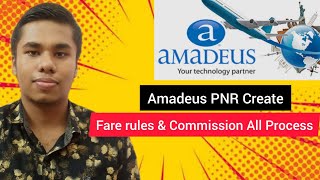 Amadeus Software Basic Tutorial PNR Create, Fare rules and commission All Process | Zihad Tech Zone