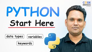 Python Full Course – Variables And Data Types In One Video