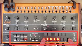 Behringer Crave: tuto séquenceur