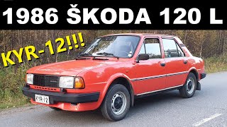 KOEAJO: Skoda 120 L - Poliisin Poika elokuvasta tuttu KYR-12