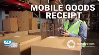 SAP mobile app: Mobile Goods Receipt