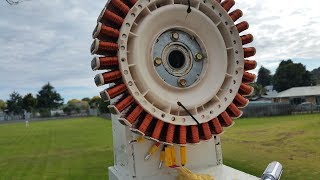 Rewiring a 36 pole SmartDrive Motor for Hydro/Wind Turbine Generator