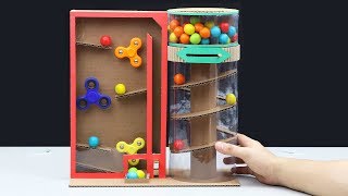 How to Make Gumball Vending Machine with Fidget Spinner