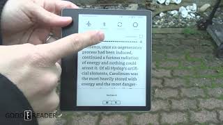 Amazon Kindle Oasis 2017 Outdoor Reading Test