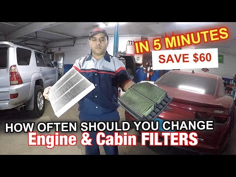 How much does it cost to change the engine air filter?