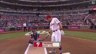 Rhys Hoskins 17 Home Runs in 1st Round | 2018 MLB Home Run Derby