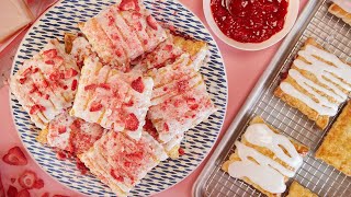 Double Strawberry Toaster Oven Tarts