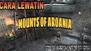 Cara Lewati Mounts Of Aroania Di God Of War Ghost Of Spartan ( PPSSPP )