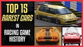 TOP 15 RAREST CARS In Racing Game History (Exclusive To ONE GAME ONLY)