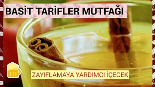 Basit  Tarifler  Mutfağı~Zayıflamaya yardımcı  vücutta  toksim  ödem söken tarçınlı doğal içecek