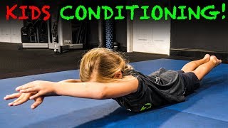 💪🥇GYMNASTICS CONDITIONING 🤸‍♀️ Exercises for Kids (STRONG & Healthy) 🏆💪