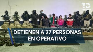 Detienen a 27 personas durante operativo ‘Muralla’ en Galeana e Iturbide, Nuevo León