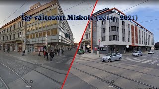 Így változott Miskolc (2011 vs. 2021)