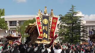 令和5年10月15日 川向だんじり 帝塚山学院大学狭山キャンパス セレモニー