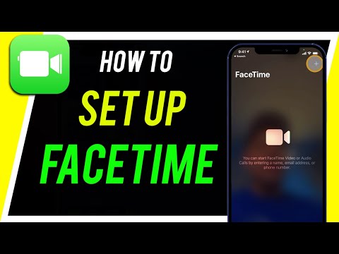 How do I set up FaceTime on my iPhone?