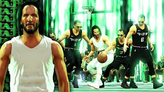 Recreating THE MATRIX MOVIE In NBA 2K22! 999 OVERALL FREE THROW LINE DUNK!!