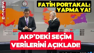 Fatih Portakal AKP'deki Son Dakika Seçim Sonucu Verilerini Açıkladı! İşte Şaşırtan Sonuç