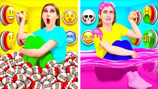 1000 Mystery Buttons Challenge Only 1 Lets You Escape | Funny Situations by RaPaPa Challenge